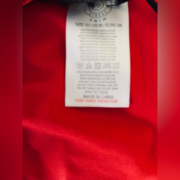 Daisy Street brand bikini bottom bright orange and red colors - Picture 6 of 15